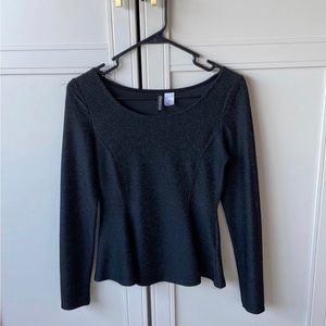 Black H&M Long Sleeve - S